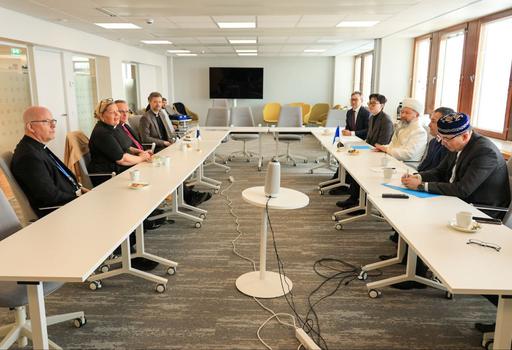 ПРЕДСЕДАТЕЛЬ ДУМК ПОБЕСЕДОВАЛ С АРХИЕПИСКОПОМ ФИНЛЯНДИИ