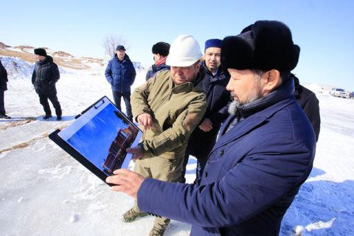 ПРЕДСЕДАТЕЛЬ ДУМК ОЗНАКОМИЛСЯ СО СТРОИТЕЛЬСТВОМ НОВОГО УЧЕБНОГО ЗАВЕДЕНИЯ (ФОТО)