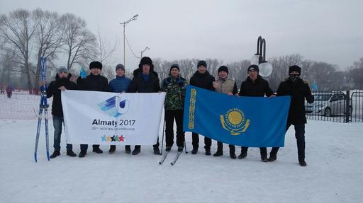 «Халифа Алтай» мешіті "Универсиаданы қолдау" акциясын өткізді