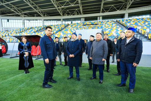 ВЕРХОВНЫЙ МУФТИЙ ПОСЕТИЛ КУЛЬТУРНЫЕ И СПОРТИВНЫЕ ОБЪЕКТЫ В КЫЗЫЛОРДЕ