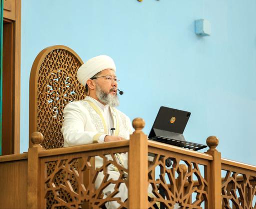 ВЕРХОВНЫЙ МУФТИЙ ПРОЧИТАЛ ПЯТНИЧНУЮ ПРОПОВЕДЬ В МЕЧЕТИ «АБУ НАСЫР АЛЬ-ФАРАБИ»