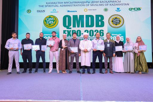 ВЕРХОВНЫЙ МУФТИЙ НАГРАДИЛ ЛУЧШИХ НА ВЫСТАВКЕ «QMDB EXPO-2026»