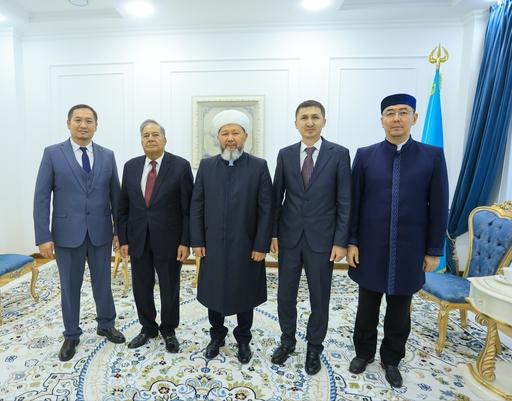БАС МҮФТИ ӘЛ-АЗХАР ШЕЙХІНІҢ КЕҢЕСШІСІ АБДУРАХМАН МҰСАНЫ ҚАБЫЛДАДЫ