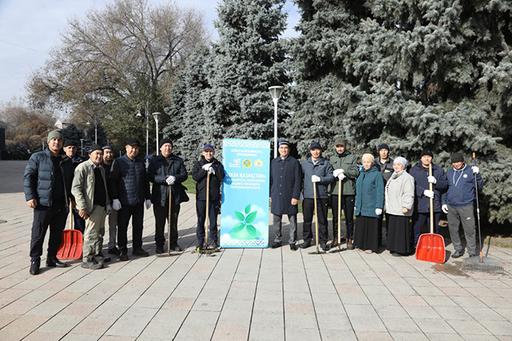 Алматы имамдары «Таза Қазақстан» сенбілік шарасына қатысты