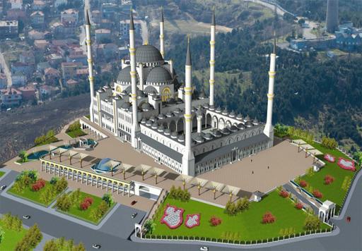 Одна из самых крупных мечетей в мире строится в Турции (ФОТО)