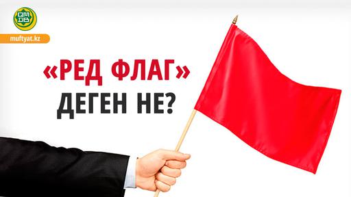 «РЕД ФЛАГ» ДЕГЕН НЕ?