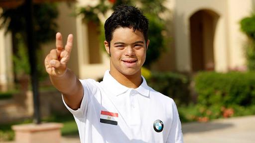 Египетский спортсмен с синдромом Дауна идет на рекорд