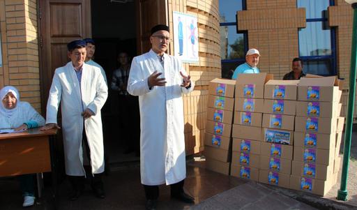 Празднование Курбан айта в мечетях городов и сел Павлодарской области (ФОТО)