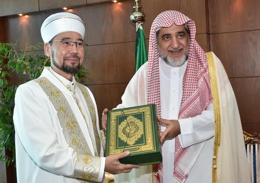 Министр по делам религии Саудовской Аравии принимает муфтия Казахстана и отмечает важность двусторонних отношений 