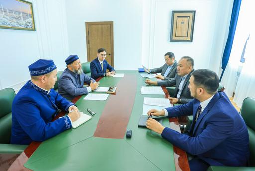 ОБСУЖДЕНЫ ВОПРОСЫ ПОДГОТОВКИ К СЪЕЗДУ ЛИДЕРОВ МИРОВЫХ И ТРАДИЦИОННЫХ РЕЛИГИЙ