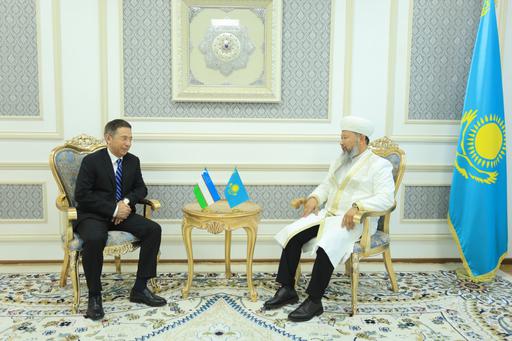 БАС МҮФТИ ӨЗБЕКСТАН ЕЛШІСІН ҚАБЫЛДАДЫ
