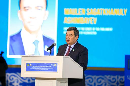 СЕНАТ ТӨРАҒАСЫ ІІ ХАЛЫҚАРАЛЫҚ ҚҰРАН ЖАРЫСЫНЫҢ АШЫЛУЫМЕН ҚҰТТЫҚТАДЫ