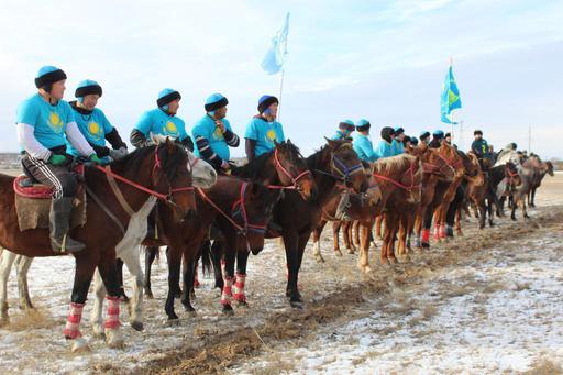 Павлодар: Ауыл жастары көкпарға қатысты