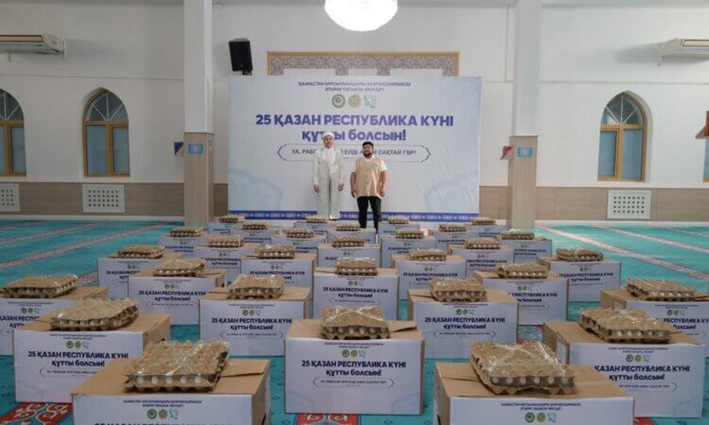 Атырау: 50 отбасыға қайырымдылық көмек көрсетілді