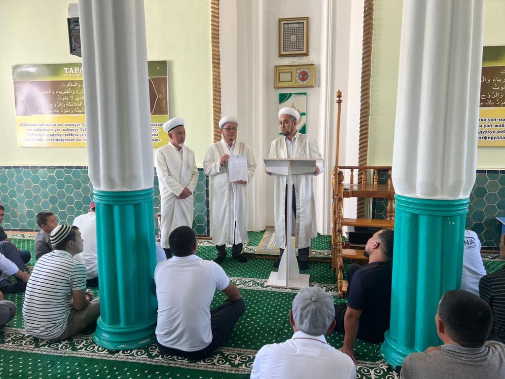 Жамбыл: Жуалы ауданына жаңа бас имам тағайындалды